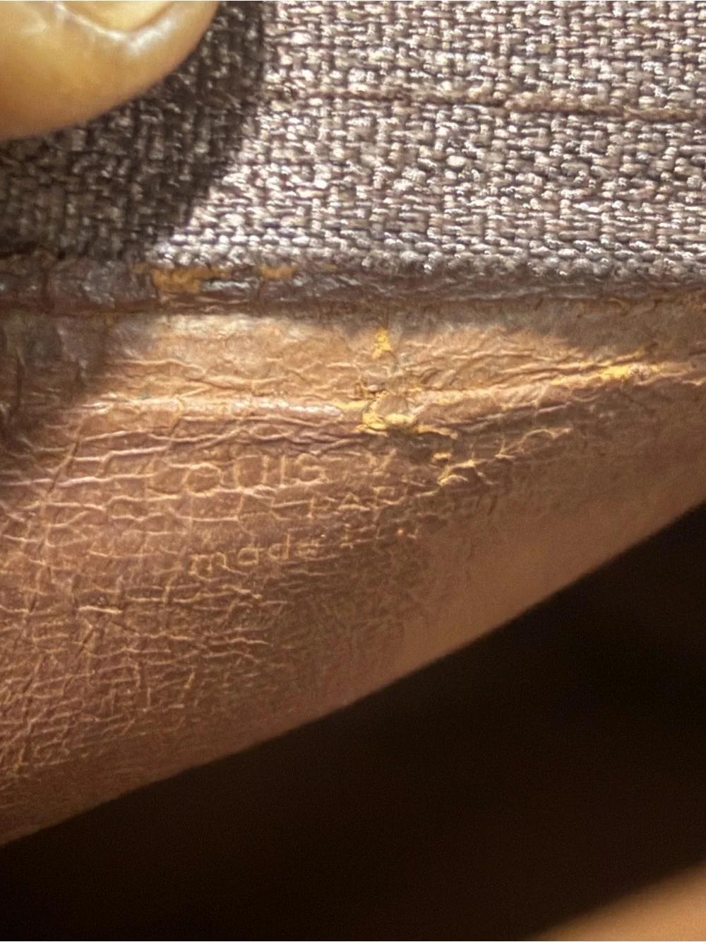 Louis Vuitton Brown Monogram Chain Crossbody Bag with Tassel - Picture 4 of 9